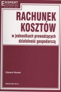 Rachunek kosztów w jednostkach prowadzących działalność gospodarczą 