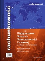 Międzynarodowe Standardy Sprawozdawczości Finansowej a ustawa o rachunkowości