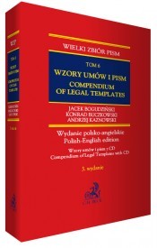 Wzory umów i pism z CD. Compendium of Legal Templates. Wydanie polsko-angielskie. Tom 6
