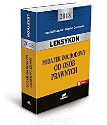 Leksykon - podatek dochodowy od osób prawnych - 2018